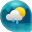 Иконка Android Погода & Часы