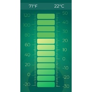 Определение температуры в приложении Профессиональный термометр