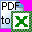 Иконка PDF to Excel Converter
