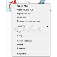 Скриншот MDI2PDF Converter