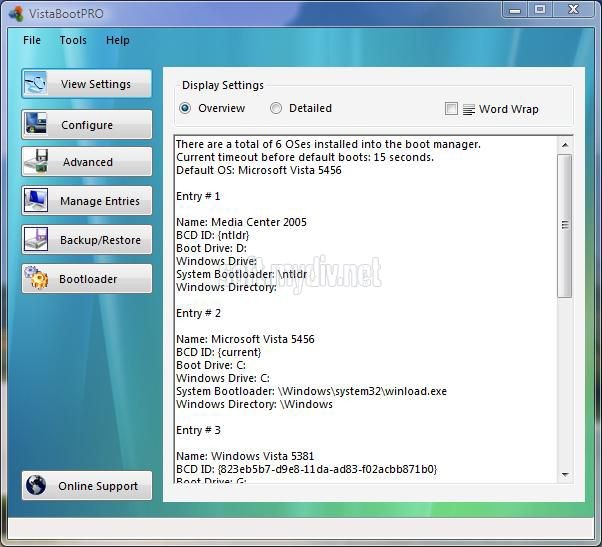 Windows Vista Bootloader