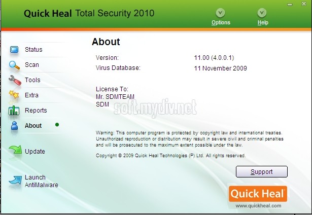 Quick Heal Total Security 2013 Trial