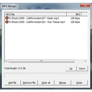 Скриншот Meda MP3 Splitter