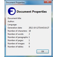 Скриншот OpenDocument (ODF) Viewer