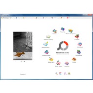 Скриншот PhotoScape - главное меню программы, через которое доступны все функции