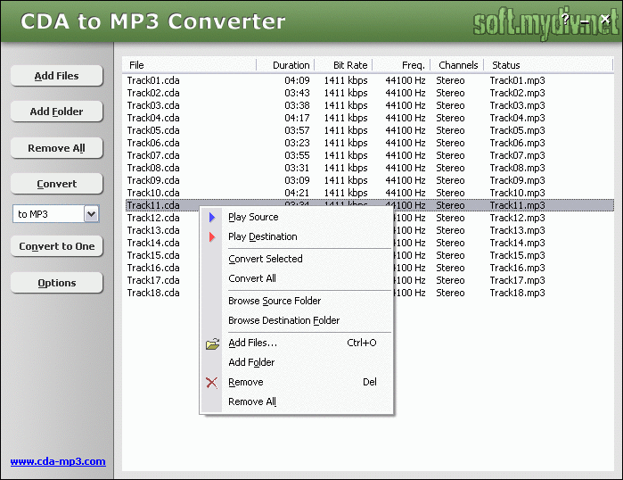 Cda to mp3 converter скачать