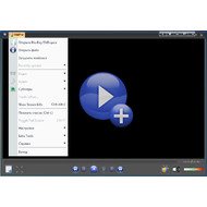 Скриншот VSO Media Player - Главное окно и меню VSO Media Player