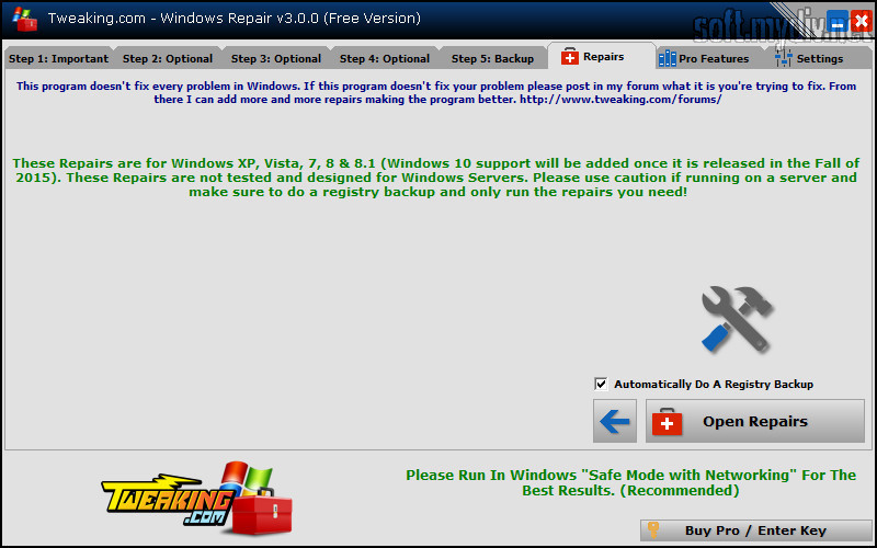 Repair Windows Registry Vista Free