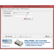 Экран подключения в HW Virtual Serial Port