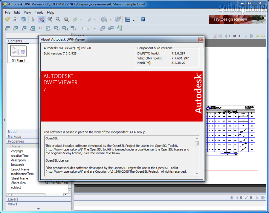 Autodesk DWF Viewer - скачать бесплатно русскую ...