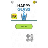 Начальный экран в игре Happy Glass
