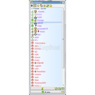 Скриншот QIP 2005 - список контактов