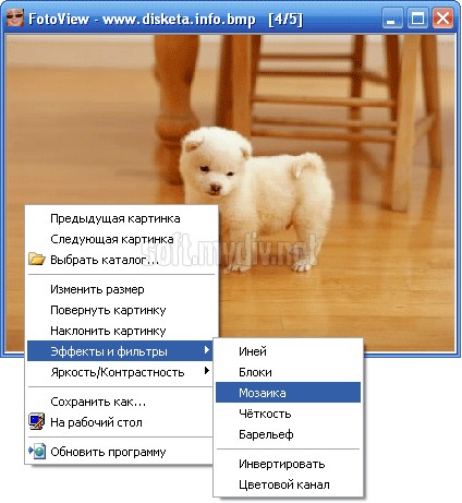 Bmp info. Программа каталог для фотографий.