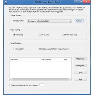 Скриншот PDF2Printer for Windows 8