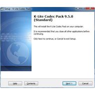 Установка K-Lite Codec Pack Standart 9.5.0