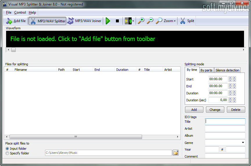 visual mp3 splitter & joiner на русском