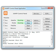 Скриншот Portable XAMPP