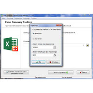 Настройки и дополнительные параметры в Excel Recovery Toolbox 2.1.4.0