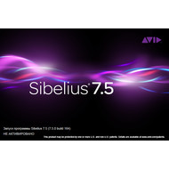 Версия программы Sibelius 7.5