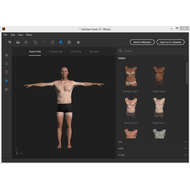 Создание модели (части тела) в Adobe Fuse