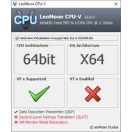 Главный экран программы LeoMoon CPU-V