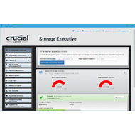 Экран сведений о системе в Crucial Storage Executive